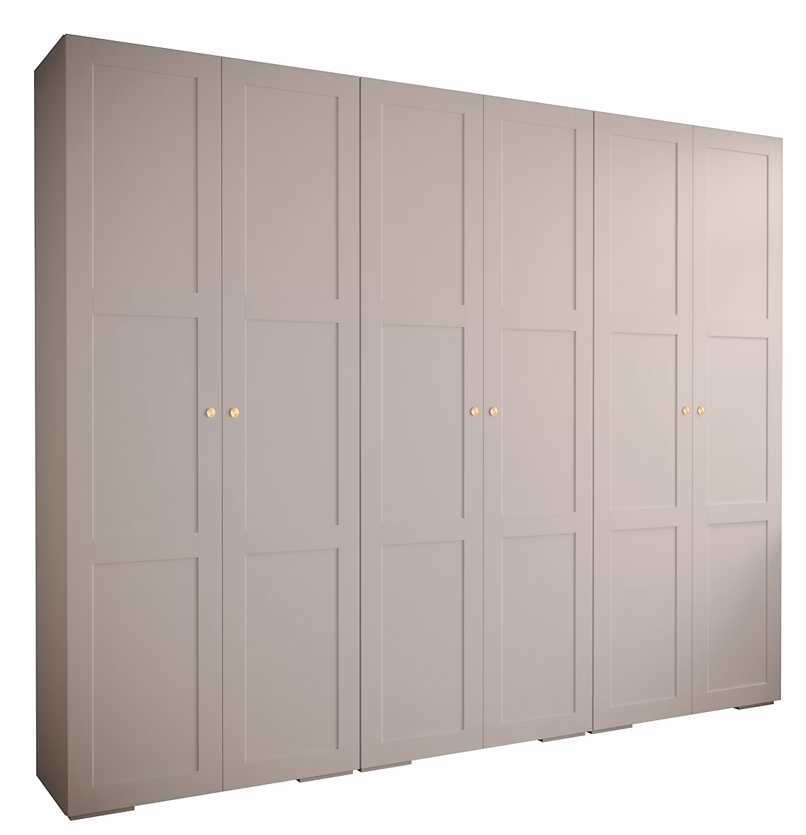 Armoire Manhattan Ryfel 10 a portes battantes H. 236 | 7 x L. 300 x P. 47 – 6 portes