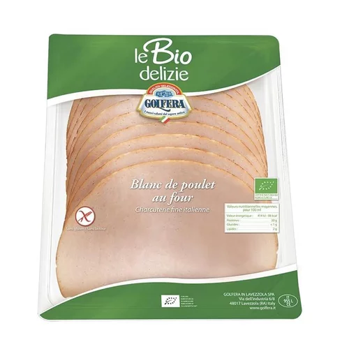 Blanc de poulet tranché - 80 gr