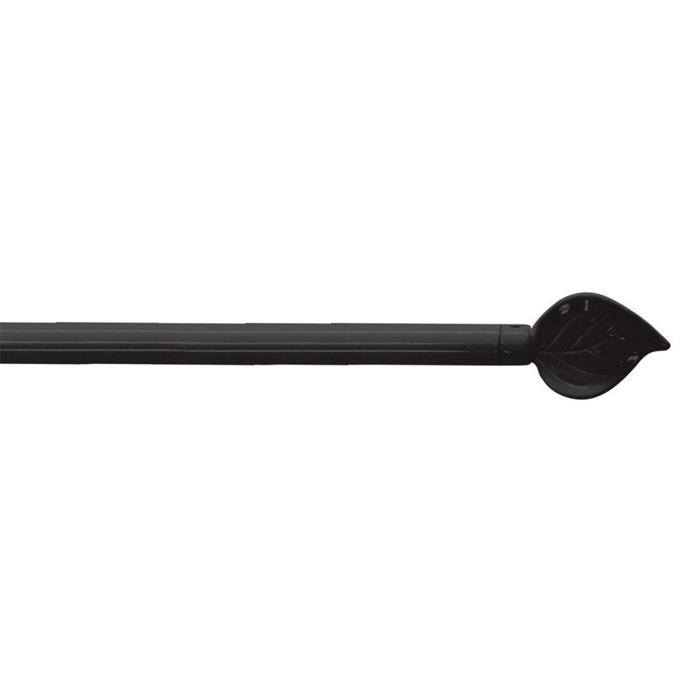 Douceur d'Intérieur Tringle déco extensible folia 60-80cm noir – Collection extérieure