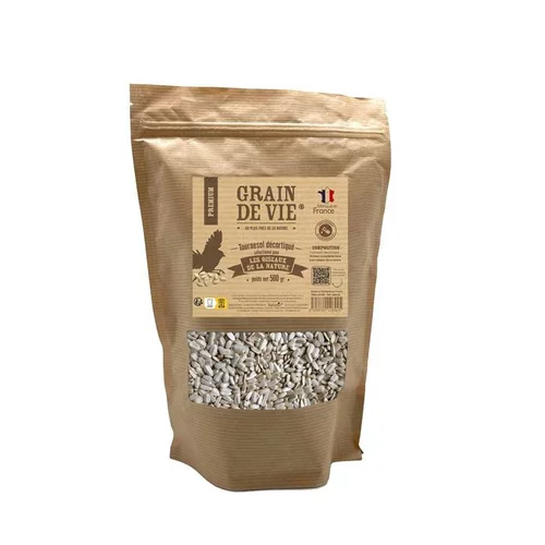 Cœur de tournesol premium pour oiseaux Grain de Vie - 500 g