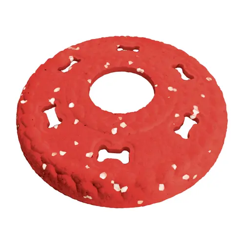 Jouet pour chien anneau rouge Bubimex Ultra Strong - Ø 14 cm
