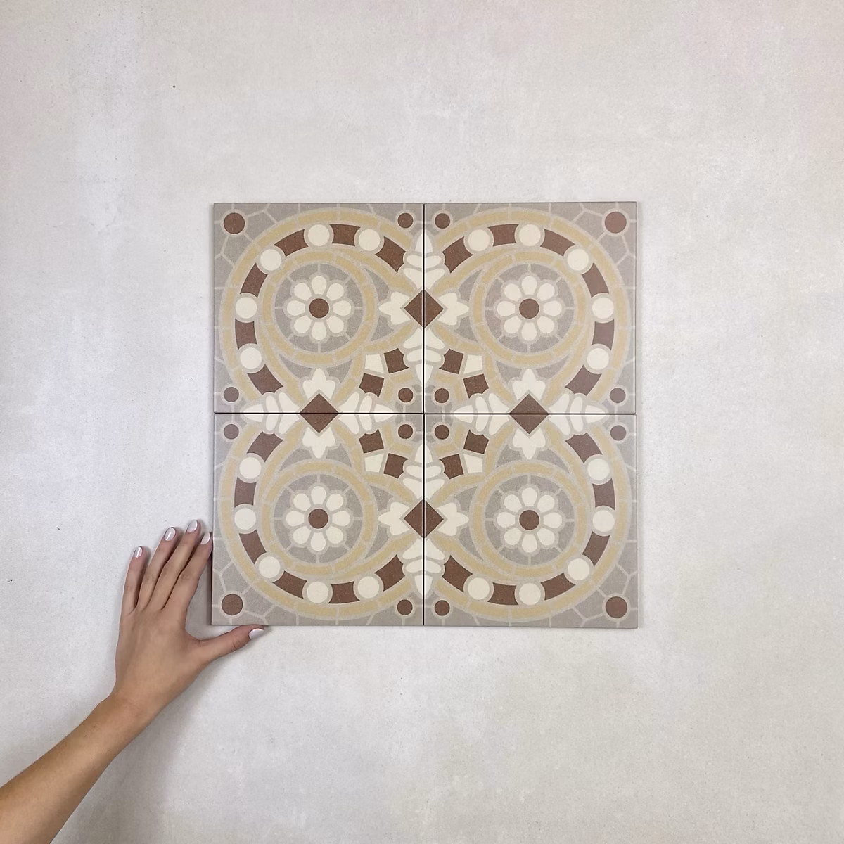 Carrelage Imitation Carreaux de Ciment LA MADELEINE 20x20 Malo – Les Carreaux de Jean