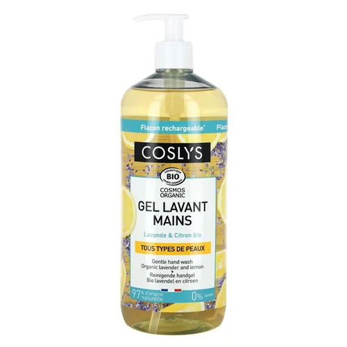 Gel lavant mains lavande citron bio Coslys - 1 L