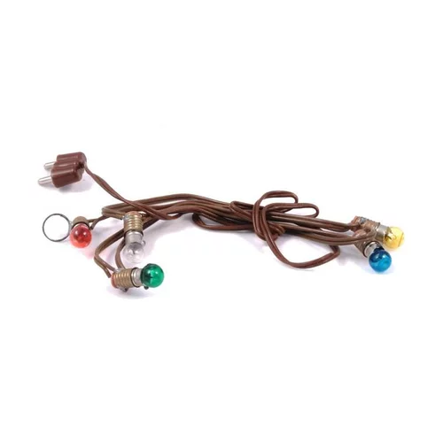 Mini Guirlande de 5 lampes colorées 3,5V - 13 cm