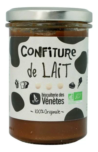 Confiture de lait bio Biscuiterie Venetes - 250 g