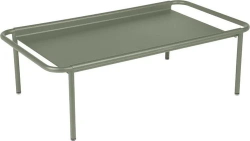 Table basse Coolside coloris cactus en acier Fermob - 115 x 63 cm