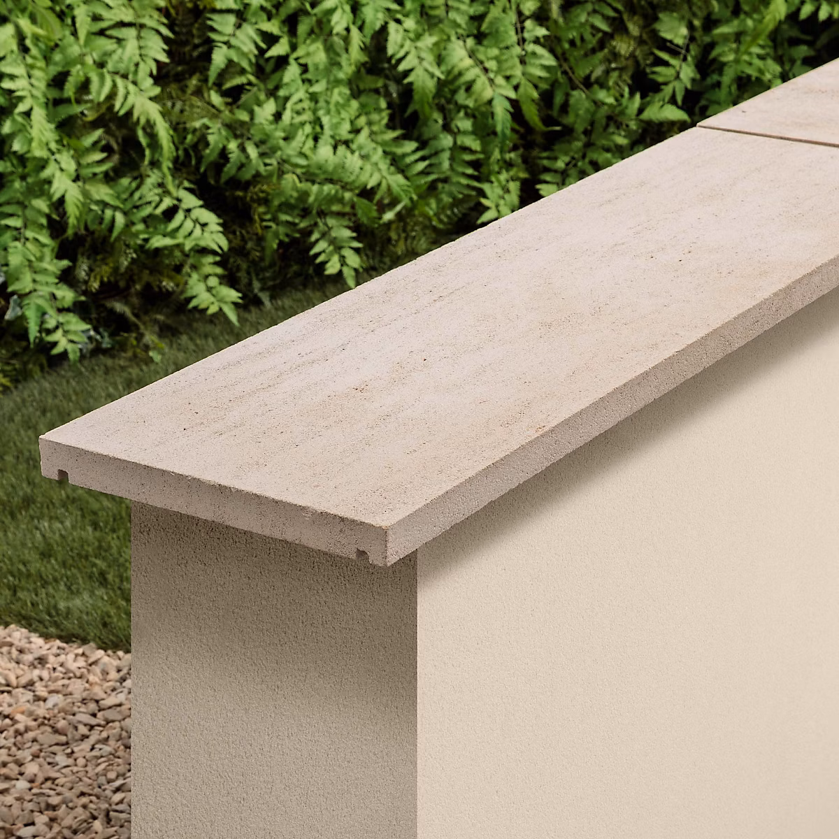 Couvertine Pierre de Bourgogne Semond Doré 100 × 30 × 3 cm (à l'unité) – RO'MA NATURE