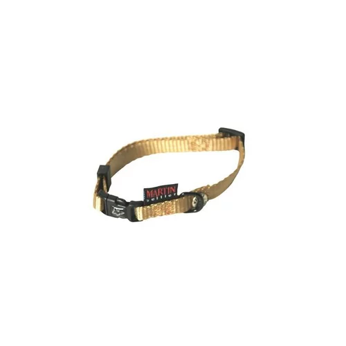 Collier chien réglable 10mm / 25-35cm beige