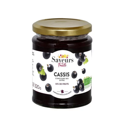 Confiture Extra de cassis bio - 320 g