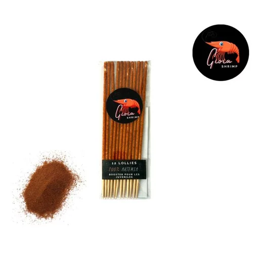 Lollies 100% artemia pour les crevettes d'aquarium Gioiashrimp – sachet de 12