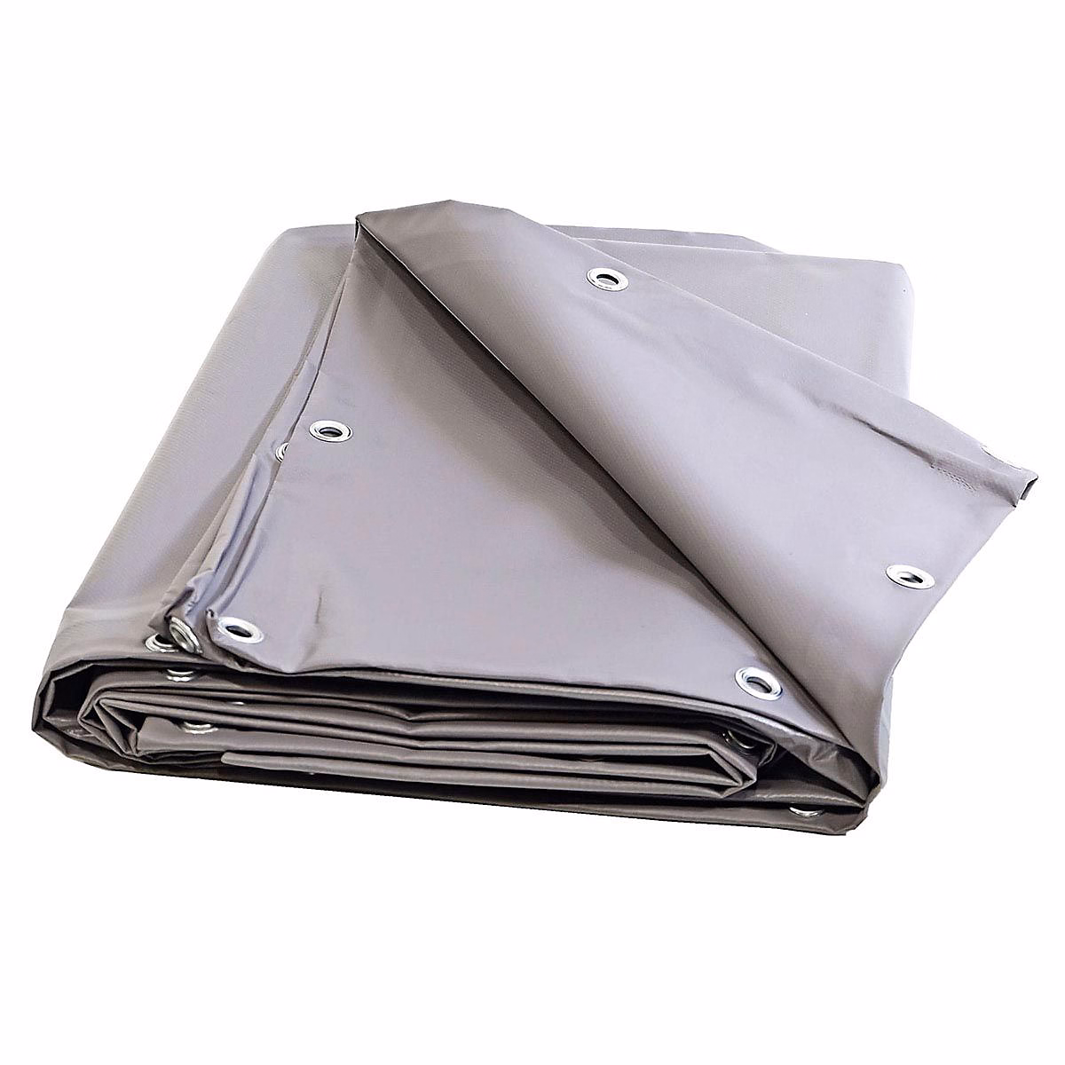 Bâche Brise Vue Grise 2 × 3 m – Garantie 10 ans TECPLAST, XP640BV, Brise vent occultant, Pare vue jardin, Made in France