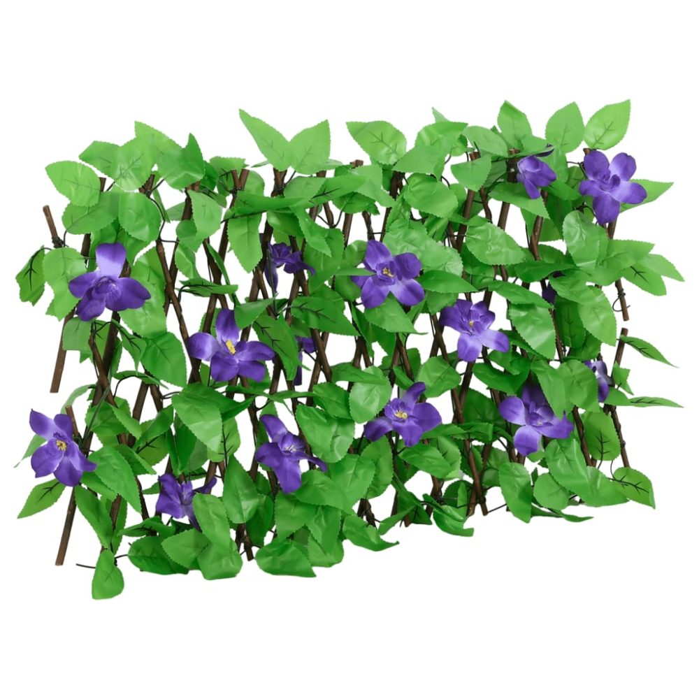 vidaXL Treillis de lierre artificiel extensible vert 180x30 cm – Décoration de jardin