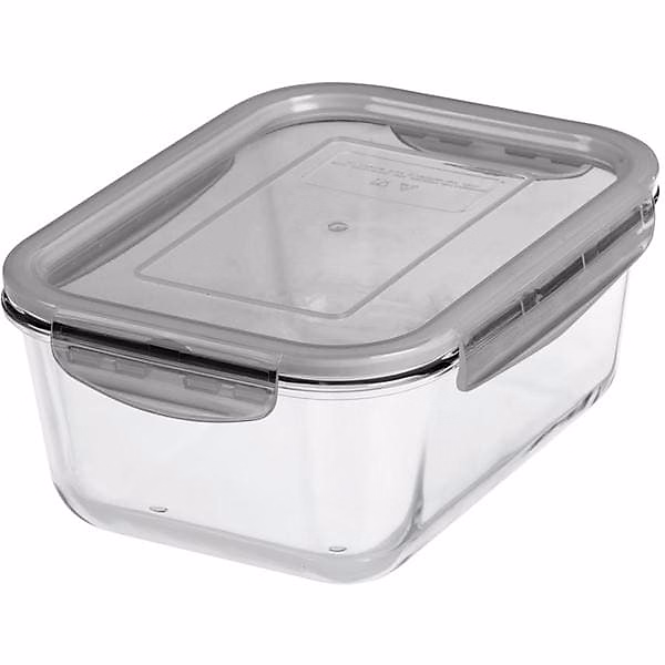 Boite alimentaire rectangulaire en verre 1 – 6 litre