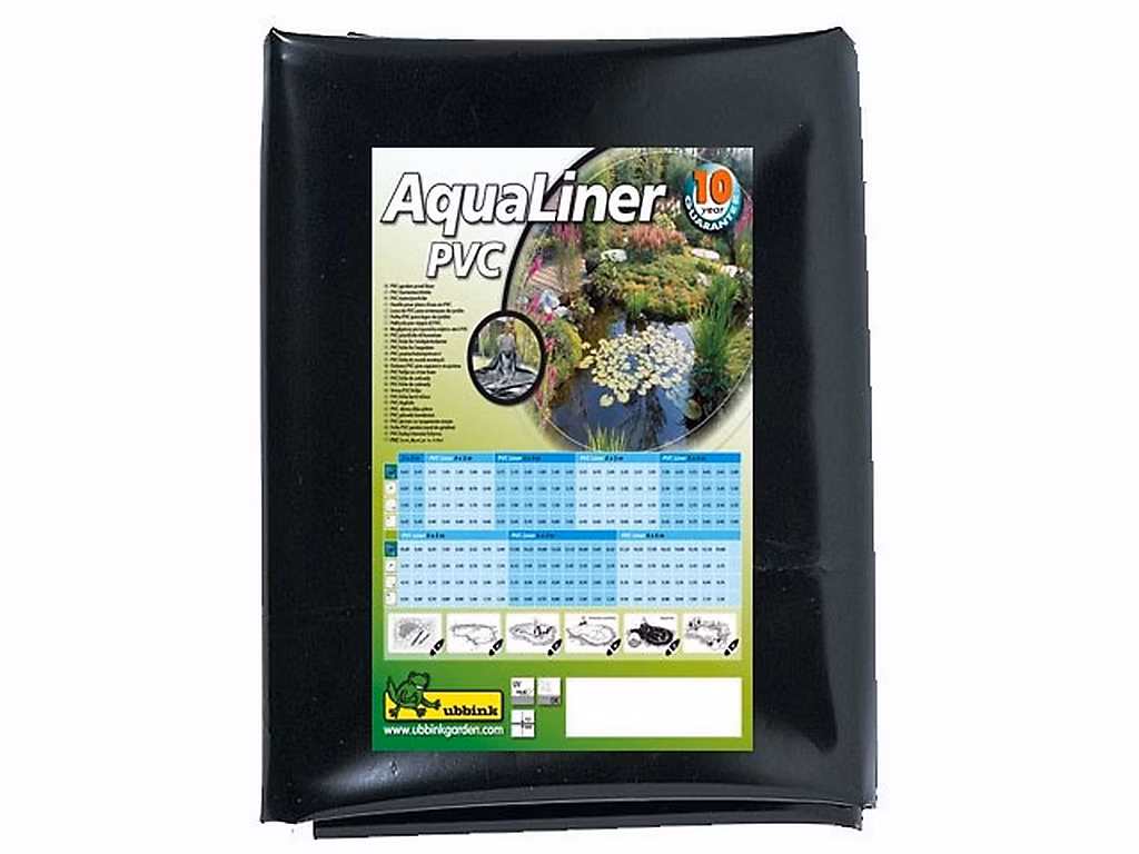 Bâche de bassins de jardin AQUALINER Ubbink 6 × 8m ép.1mm