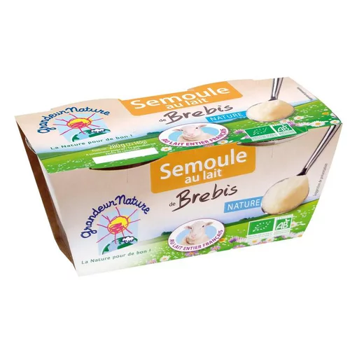 Semoule au lait de brebis - 2 x 140 g