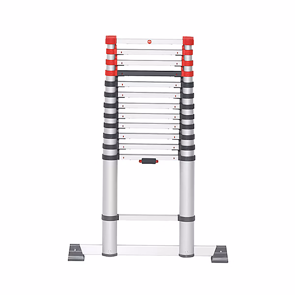 Echelle télescopique 13 échelons | Longueur 3.80m – Hauteur de travail max. 4.60m – 7113 – 132