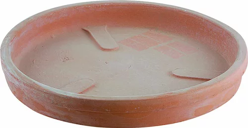Soucoupe ronde en terre cuite Anticomestiere - Ø 17 cm