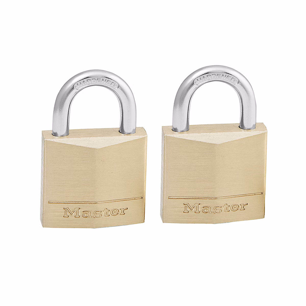 130EURT Cadenas à Clé en Laiton – Doré, 4, 9 x 3 x 1, 2 cm, lot de 2