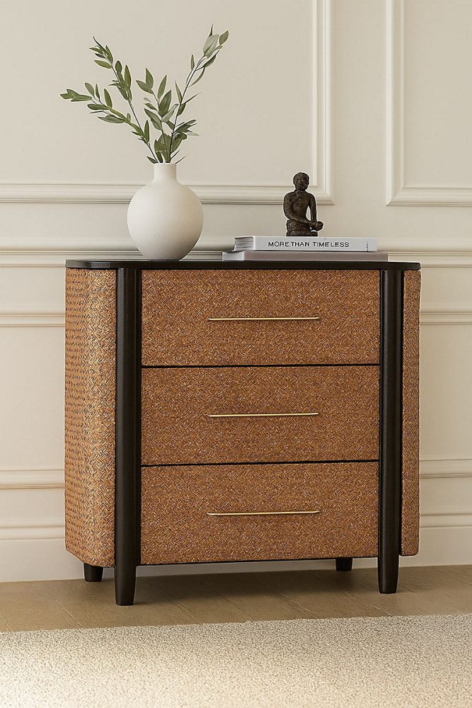 Table – Artisan Furniture Commode Havana Commode Weave à 3 Tiroirs