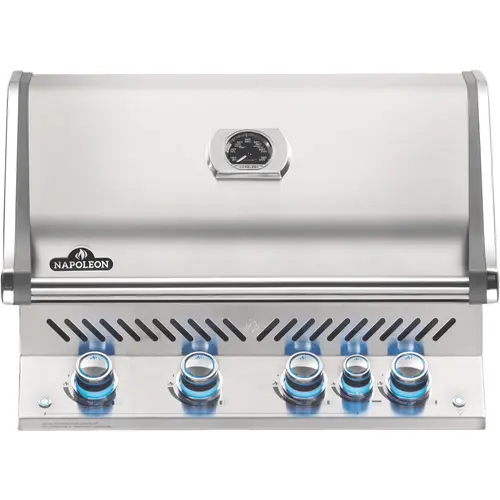 Barbecue gaz encastrable inox Napoléon BiPro 500 4 brûleurs - 82 x 63,5 x 61 cm