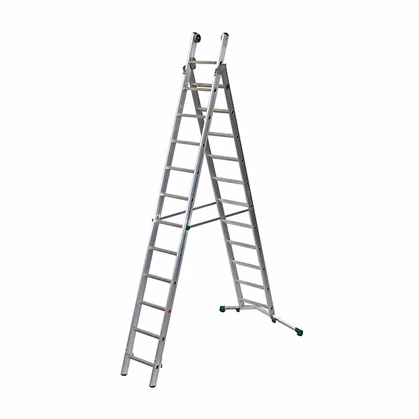 Echelle transformable 2 plans 5+6 barreaux – Longueur max. 3.00m, P210, 2/MKT/ES