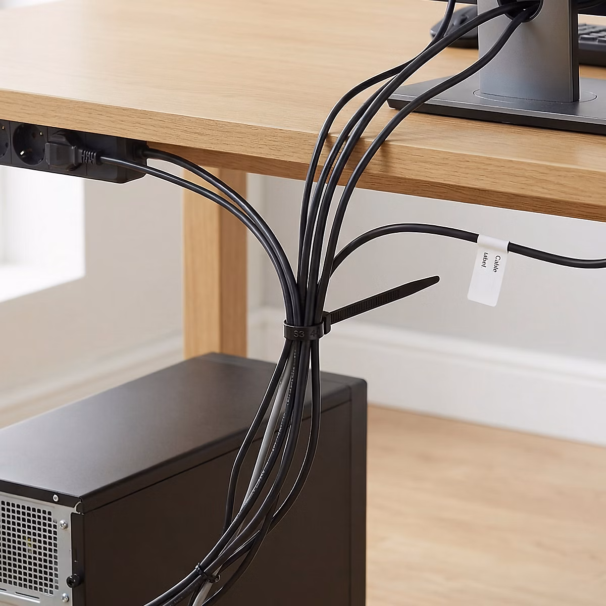 50 colliers de serrage en nylon Diall 4 – 8 × 350 mm Noir