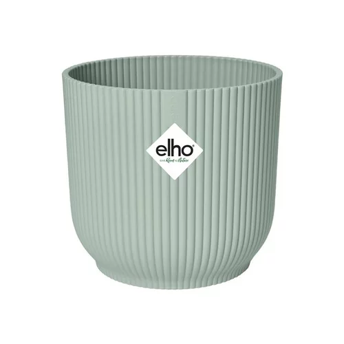 Cache-pot en plastique recyclé vert sorbet Elho Vibes fold rond mini - Ø 11 cm
