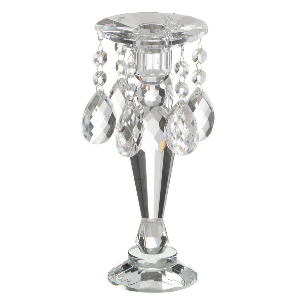 J LINE Chandelier design en cristal louise 23cm transparent