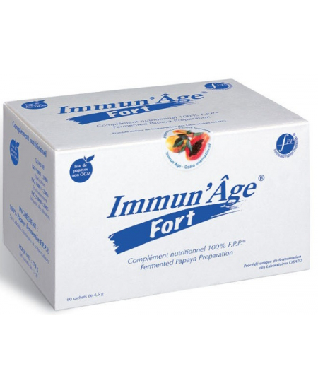 Immun'Age Osato Fort - 60 sachets de 4,5g de papaye fermentée