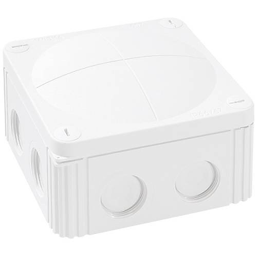 Boîte de dérivation Combi 607 Wiska 110 × 110 × 66 mm – IP66/IP67, polypropylène sans halogène