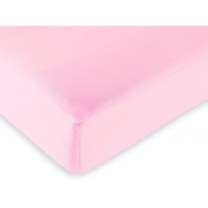 Drap housse 57 fils/cm² toutes dimensions – 160 × 200, Rose Pétale