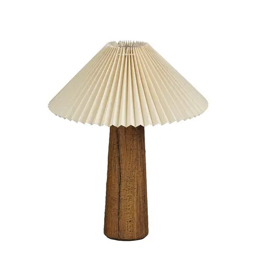 Lampe de table en polyrésine marron Frey - Ø 35 x H 41 cm