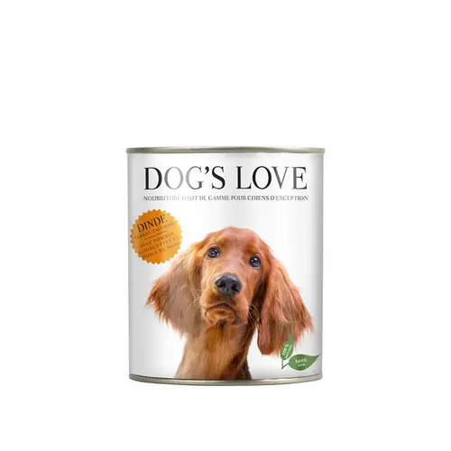 Pâtée naturelle pour chien à la dinde - boite de 200 g