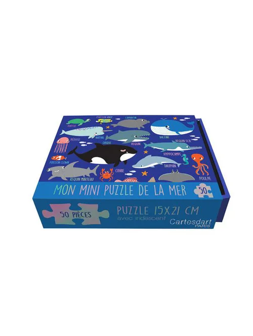 Mini puzzle de la mer Cartes d’art 50 pièces