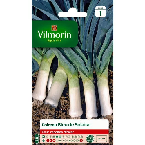 Graines de poireau bleu solaise Vilmorin - graines à semer