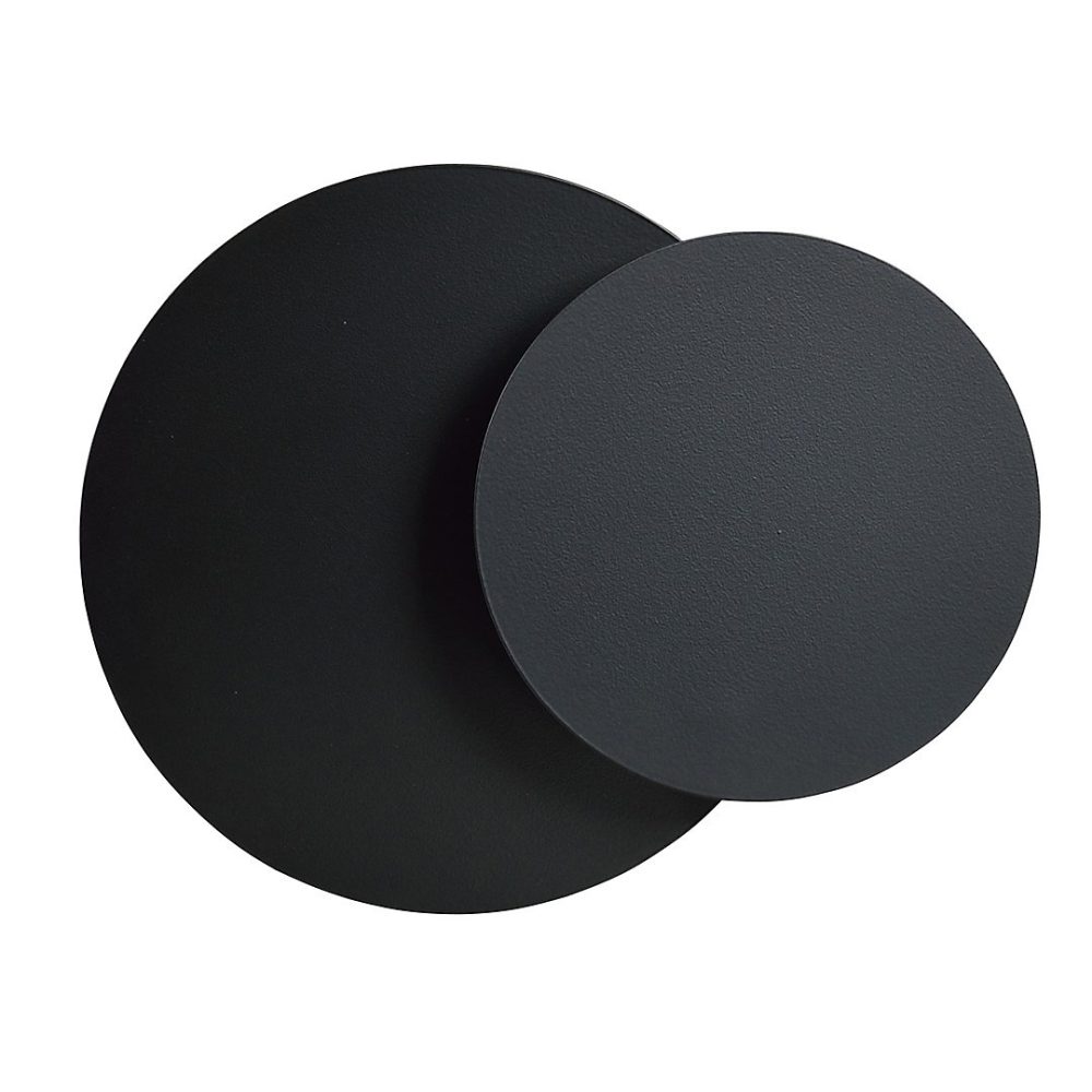 Applique murale CIRCLE 1C BLACK – Emibig Lighting, Fabriqué en EU