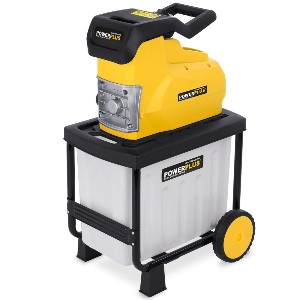 POWERPLUS Broyeur végétaux avec engrenage 2800w – Matériel de jardin