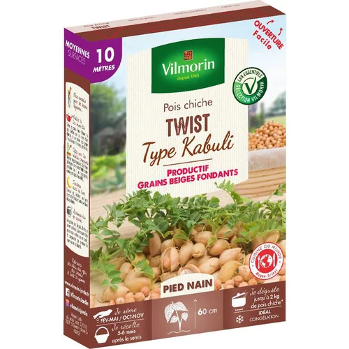 Graines de pois chiche Twist type Kabuli Vilmorin - graines à semer