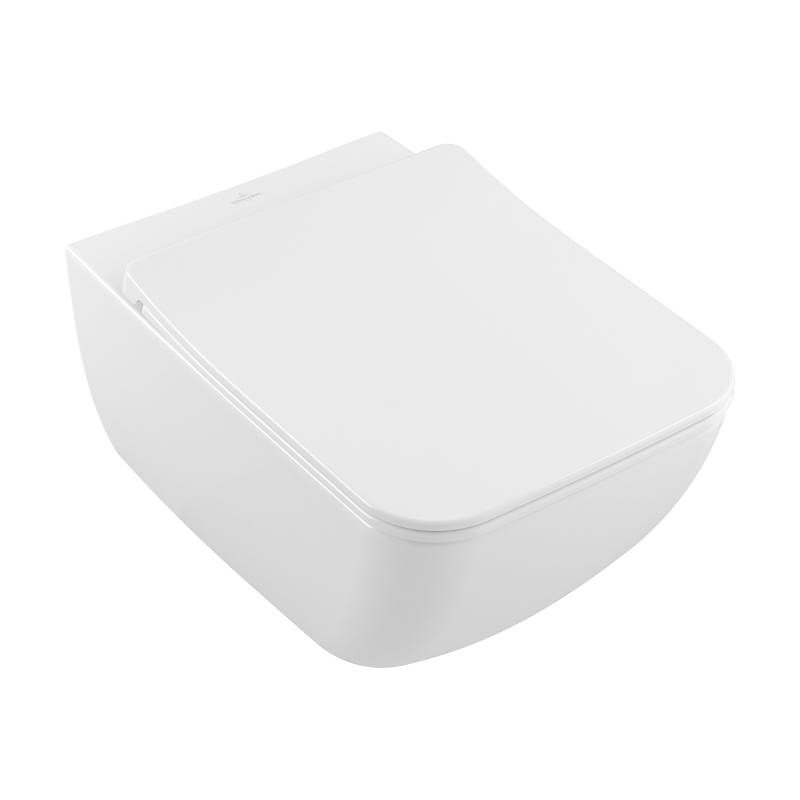Cuvette WC suspendu VILLEROY ET BOCH Venticello + abattant sandwich frein de chute | WC suspendu