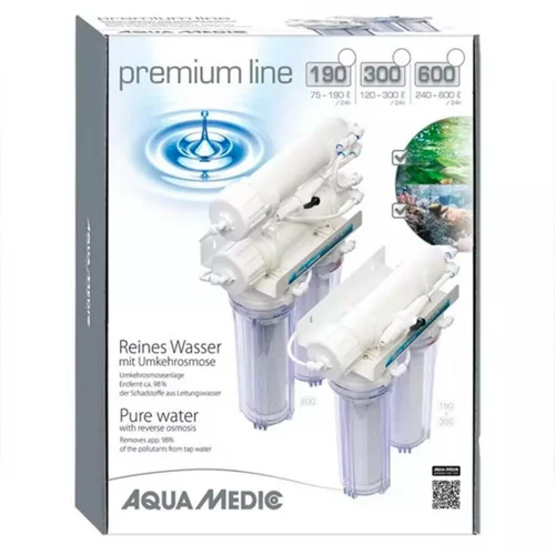 Osmoseur d'eau premium, 120 à 300L, système inverse - AQUA MEDIC Line 300