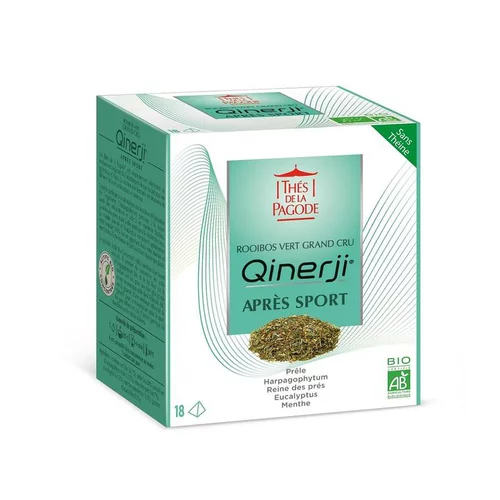 Thé Qinerji Après Sport boîte carton 18 sachets