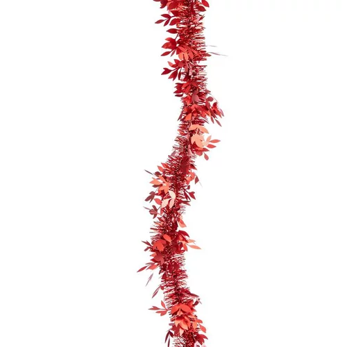Guirlande scintillante rouge satiné - 9 cm x 2 m
