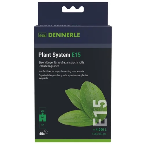 Comprimés fertilisants pour plantes à action immédiate DENNERLE Plant System E15 - 40 pcs
