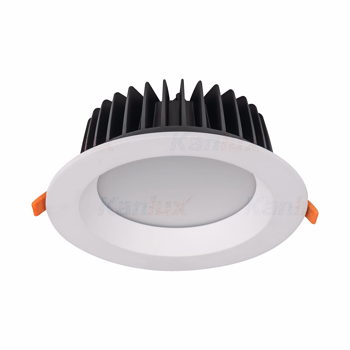 Downlight LED 30W étanche IP44 rond 190mm Blanc – Blanc Naturel 4000K