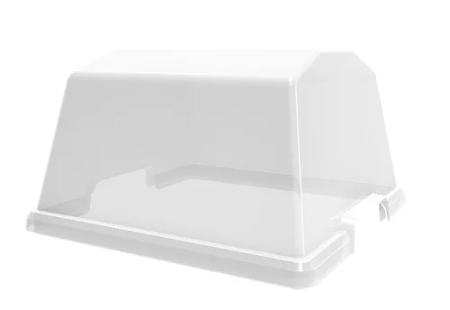 Serre pour carré haut VEG&TABLE aromatique « BOTANIC » coloris transparent en plastique - 37,6 x 37 x 21,6 cm