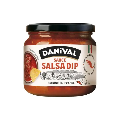 Sauce salsa dip bio Danival - 250 g