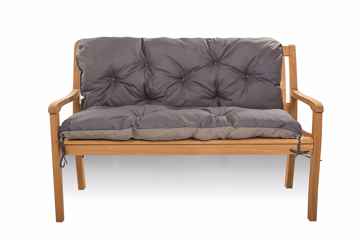 Coussin pour banc de jardin 160 × 50 × 50cm coussin de banc de jardin 3 places Anthracite coussin de balançoire coussin banc extérieur