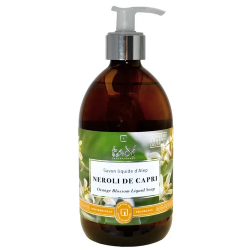 Savon liquide bio en flacon pompe Tadé Néroli de Capri - 500 ml