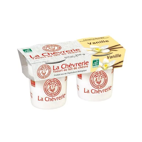 Yaourt de chèvre à la vanille La Chèvrerie - 250 g