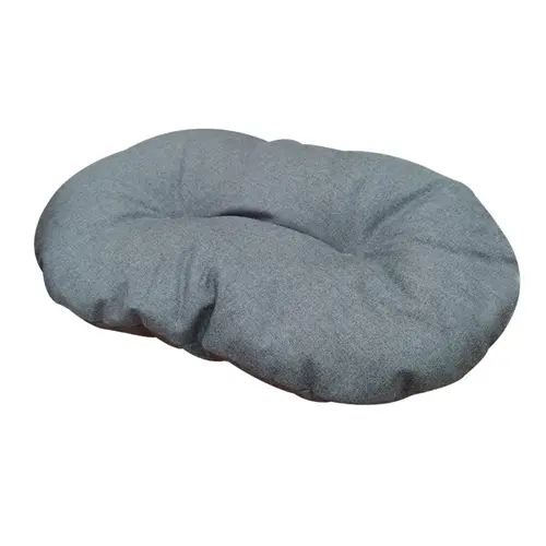 Coussin pour chien ovale hydrofuge coloris bleu Croci - 77 x 50 cm